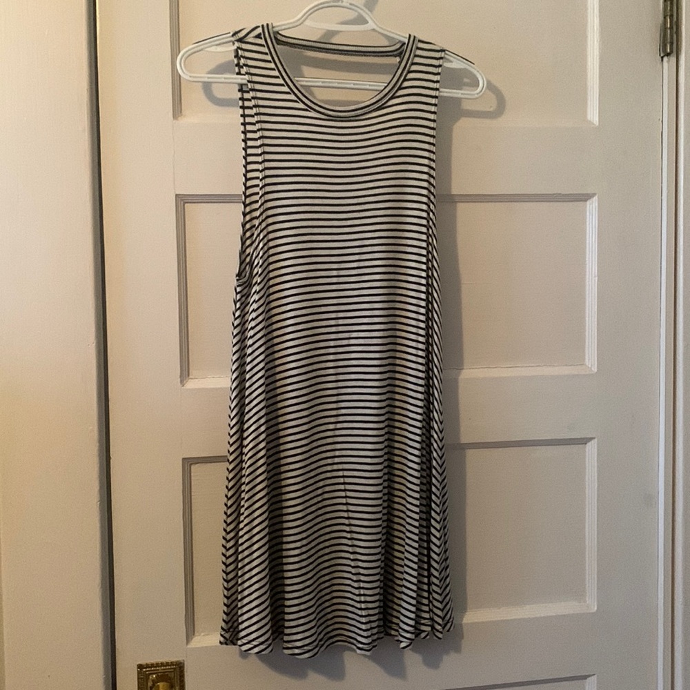 Black & White striped dress